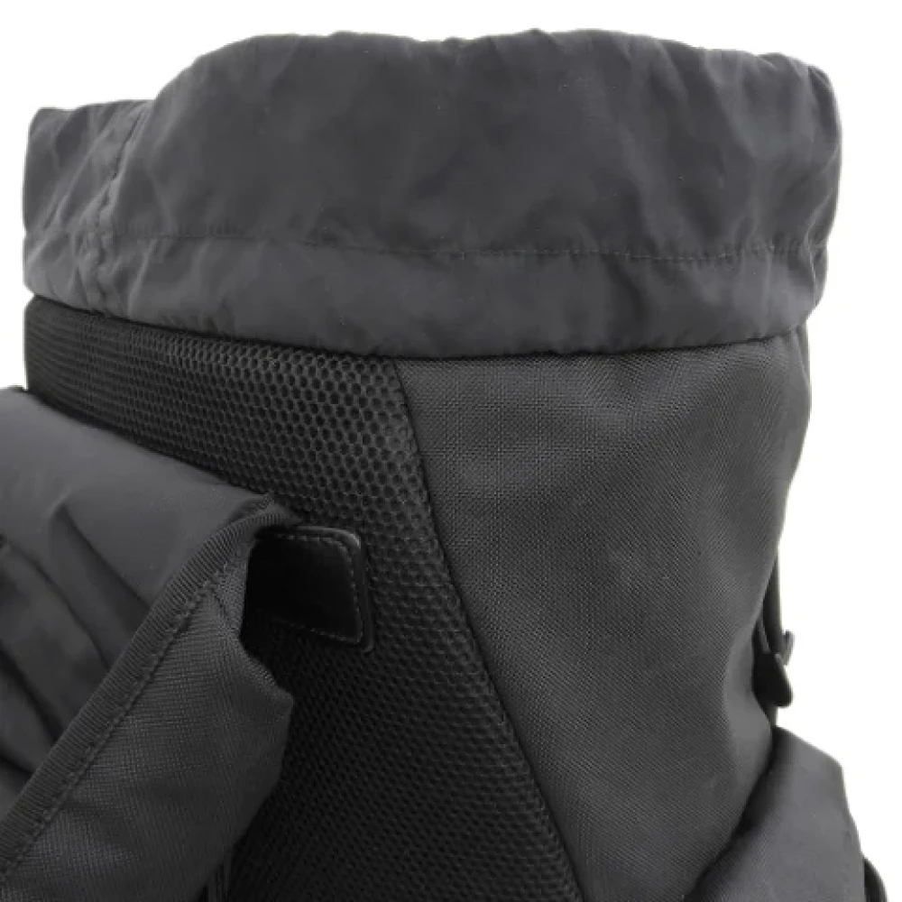 Gucci Vintage Pre-owned Canvas backpacks Black Dames