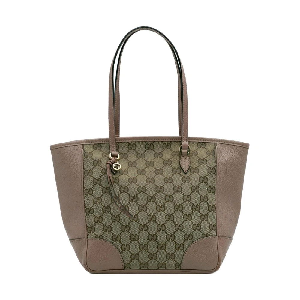 Gucci Vintage Women's Brown Pre-Owned Shopper Tote Bag