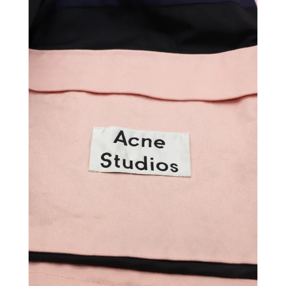 Acne Studios Pre-owned Polyester outerwear Pink Heren
