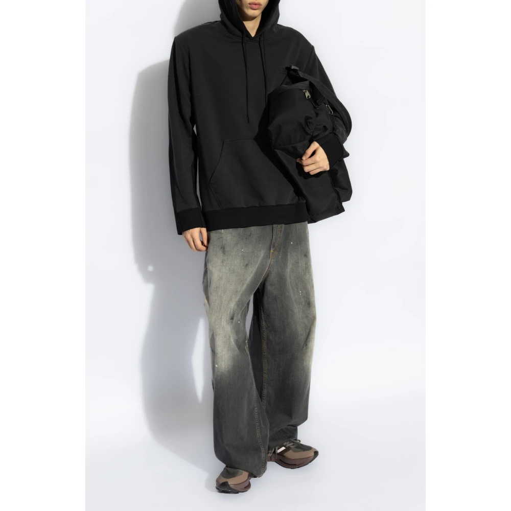 MM6 Maison Margiela Sweatshirt met Vintage Effect Black Heren