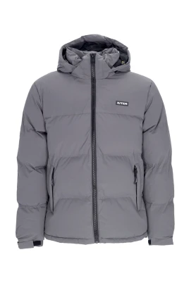 Mörkgrå Puffer Dunjacka