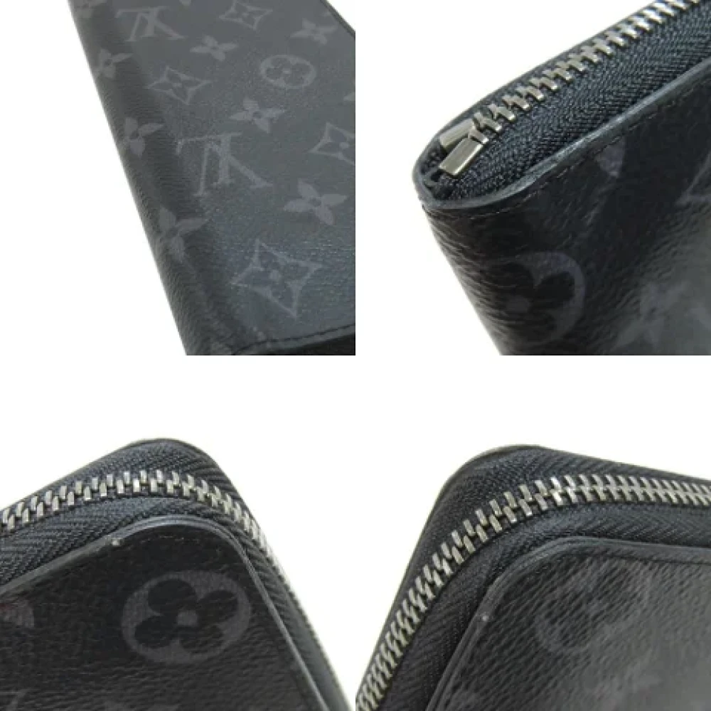 Louis Vuitton Vintage Pre-owned Leather wallets Black Heren