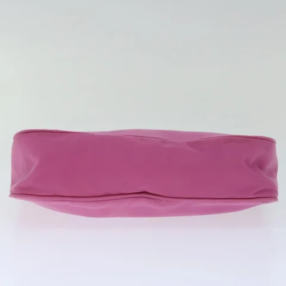 Prada Vintage Pre-owned Nylon pouches Pink Dames