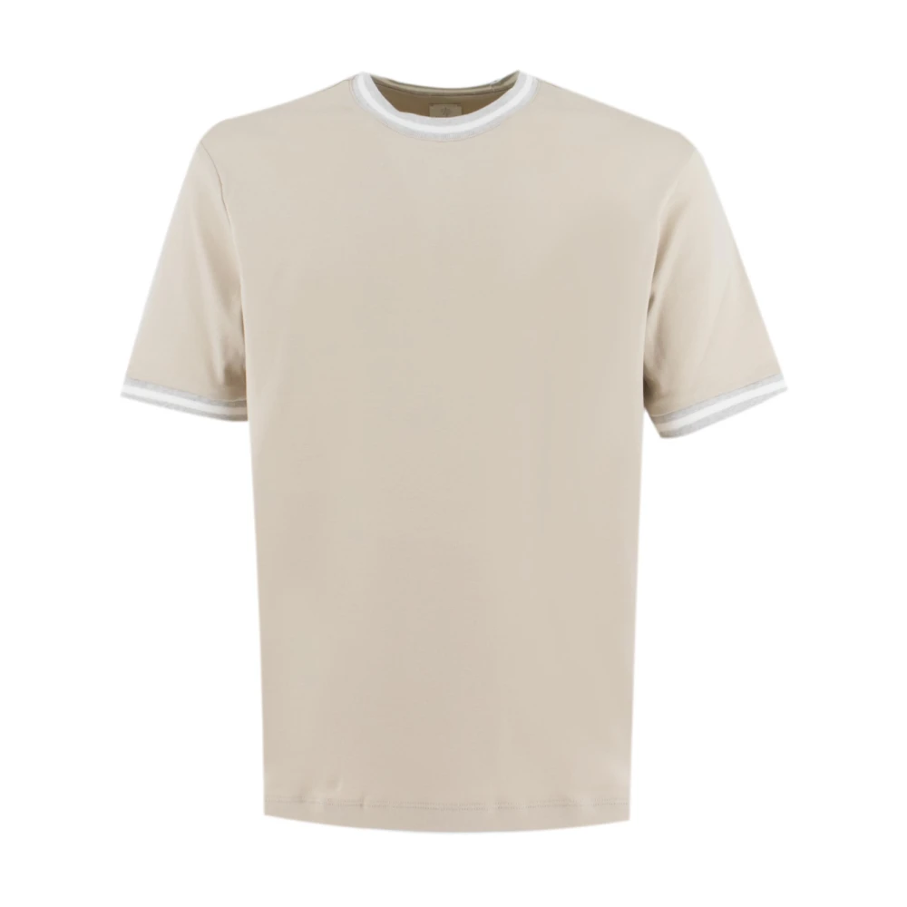 Eleventy Men's Gray T-Shirts, M, Round Neck T-Shirt