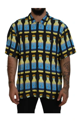 Elegant Multi Print Casual Skjorta