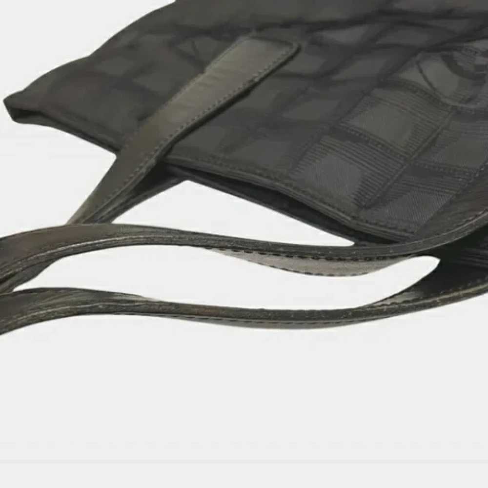Chanel Vintage Pre-owned Fabric totes Black Dames