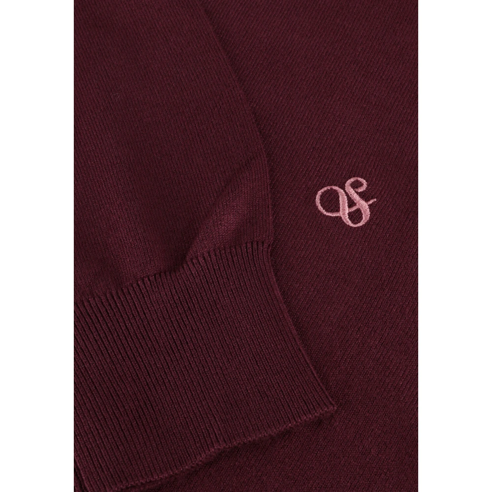 Scotch & Soda Essential Viscose Sweater Rood Luxe Red Heren