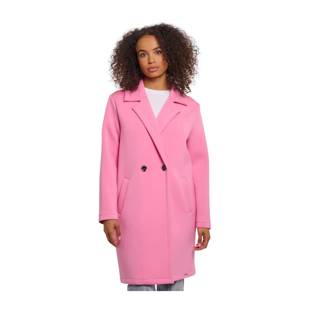 Rino&Pelle Double Breasted Coat Danja Pink Dames