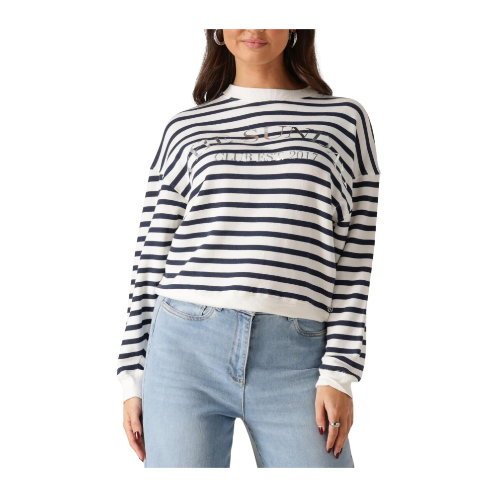 Nukus Noa Pullover Dames Truien & Vesten White Dames