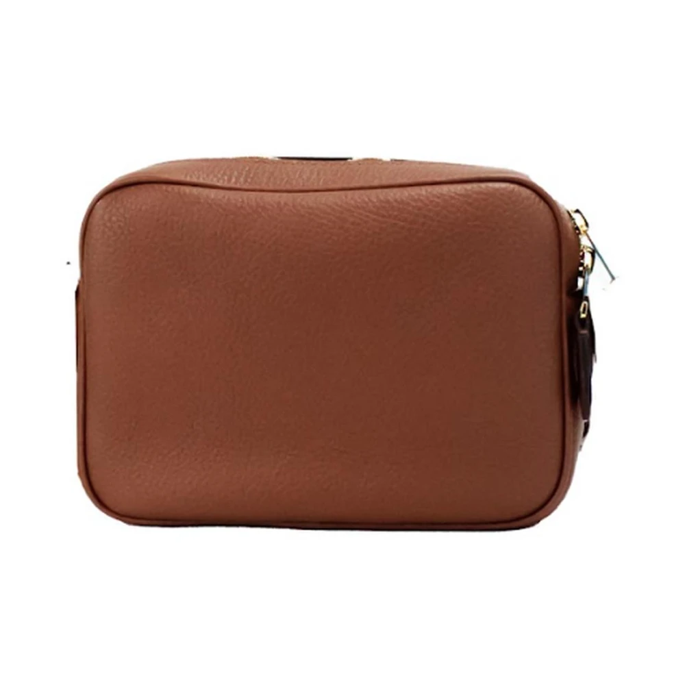 Burberry Leren cameratas met ritsvak Brown Dames