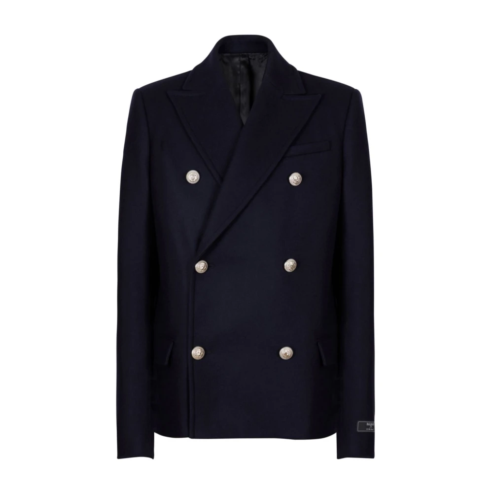 Coats > Double-Breasted Coats - - Balmain - Modalova
