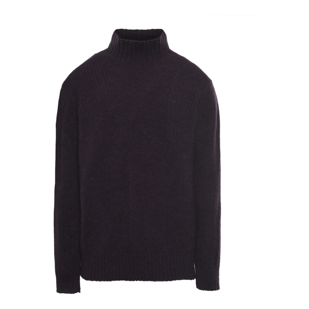 Costumein Stijlvolle Gebreide Trui X72 Julien Lapo Purple Heren