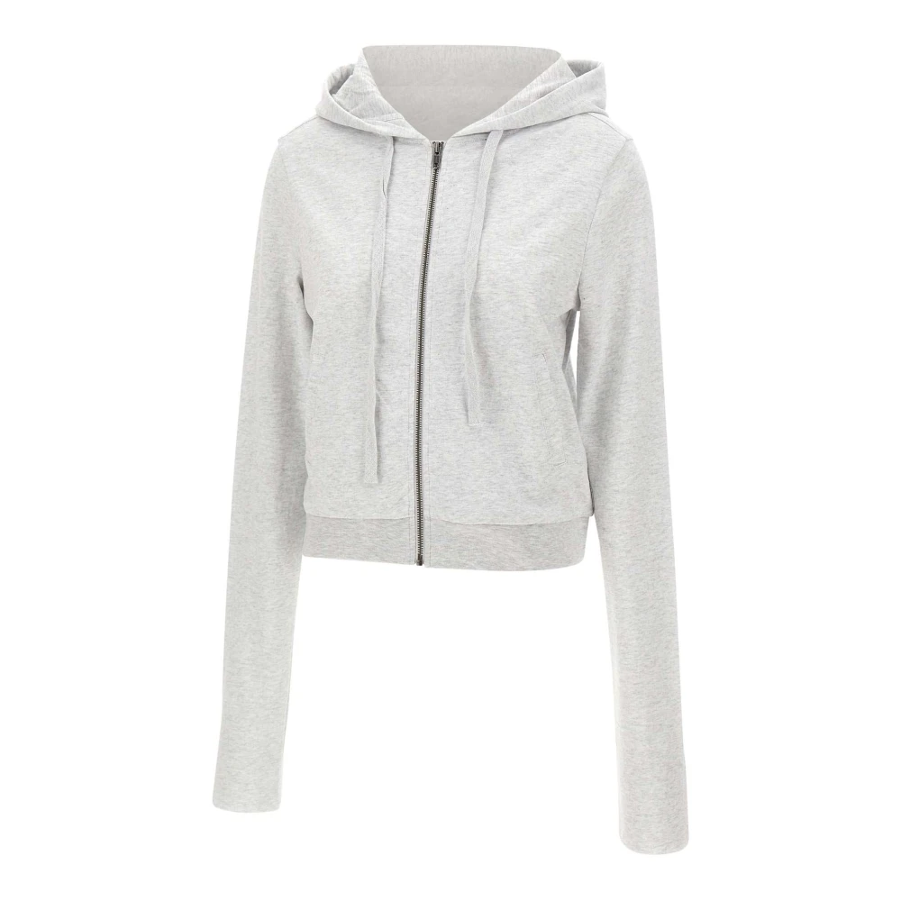 Entire Studios Grå Lätt Cropped Zip Up