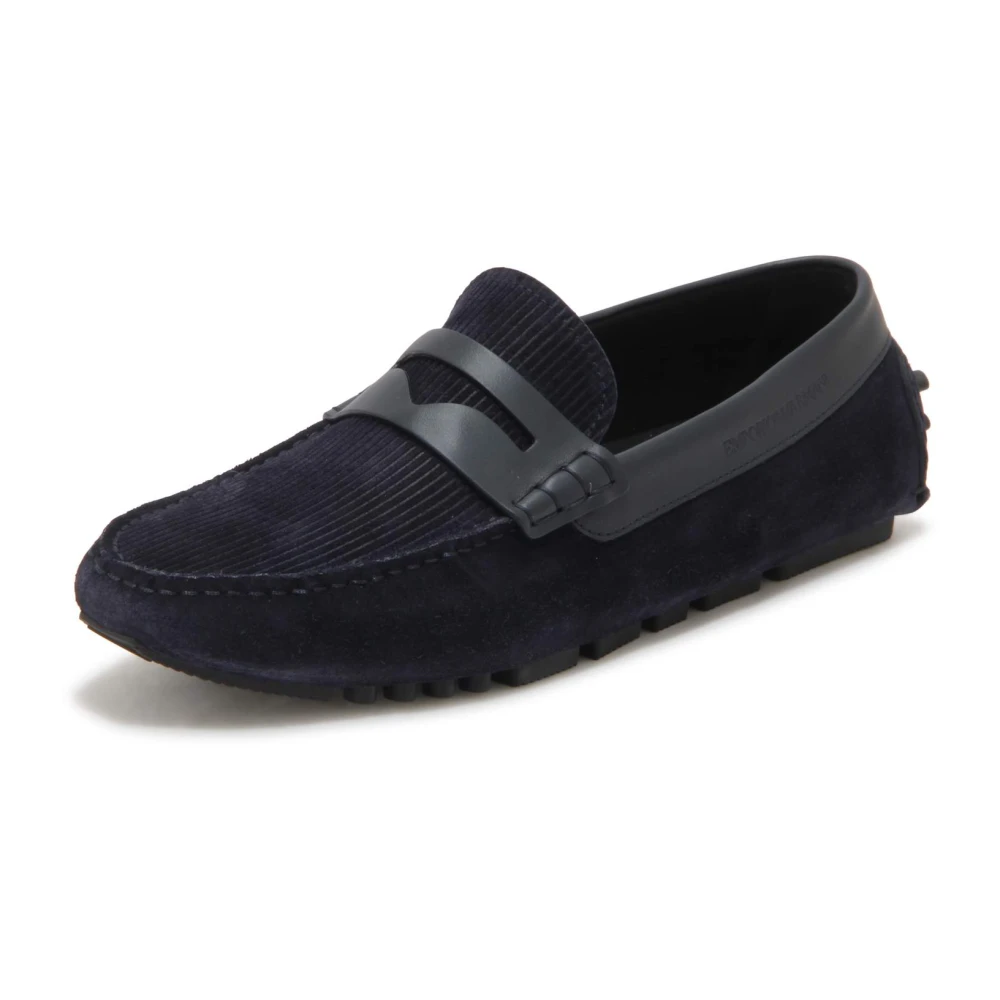 Armani Homme Bleu - Shoes > Flats > Loafers