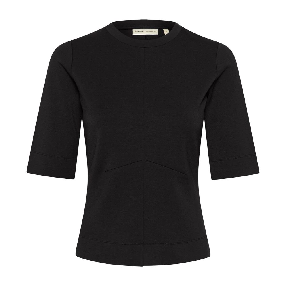 InWear Vrouwelijk Zwart T-shirt Cocentiw Stijl Black Dames