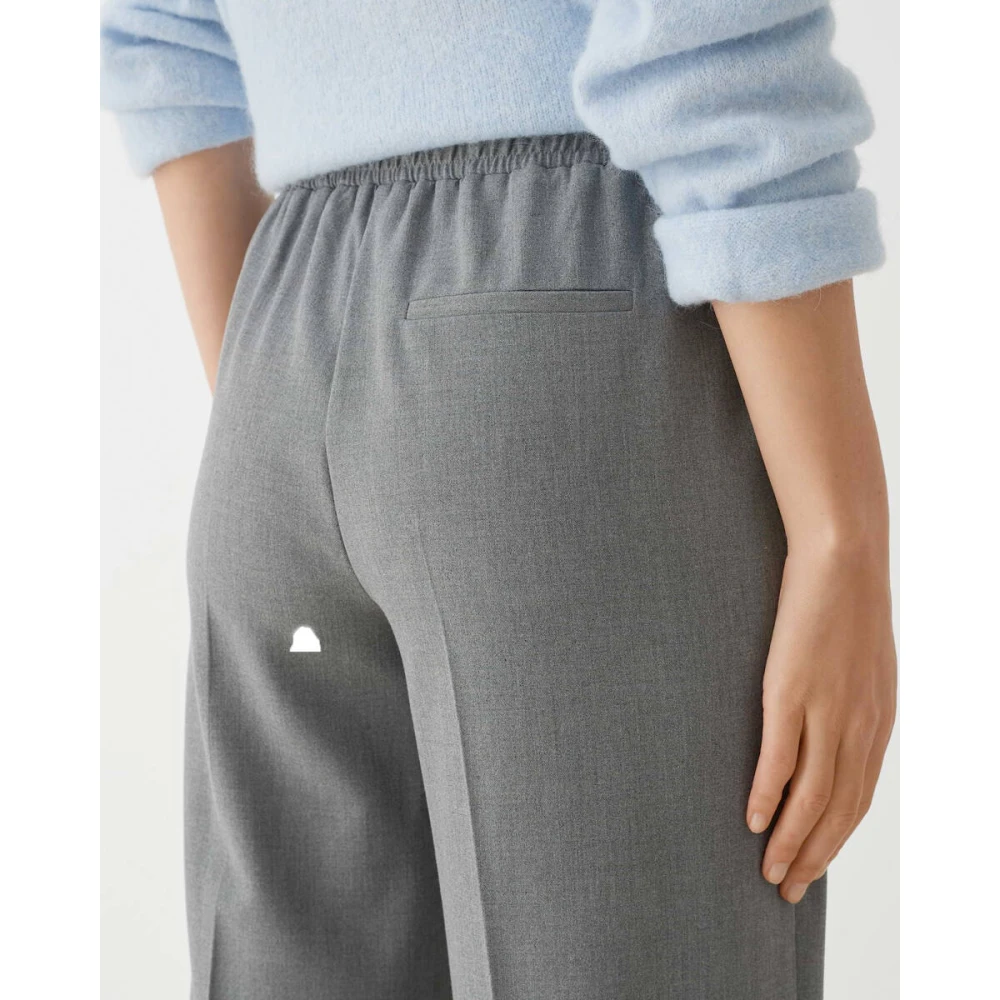 Opus Stijlvolle Mutasi Broek Gray Dames