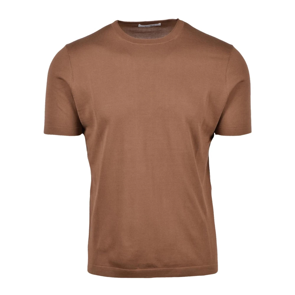 Kangra Katoenen Gebreide Top Brown Heren