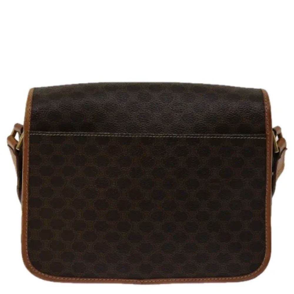 Celine Vintage Pre-owned Canvas shoulder-bags Brown Dames