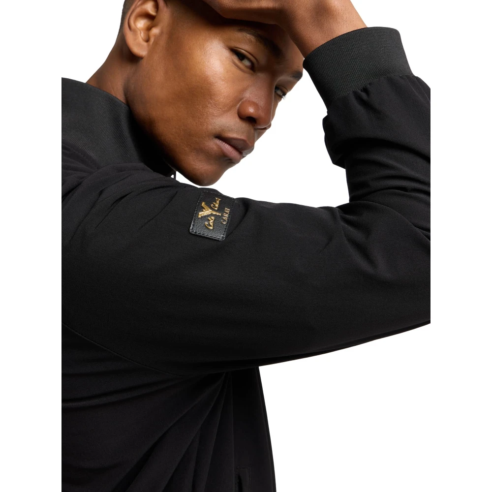carlo colucci Urban Trainingspak Jas met Exclusieve Designelementen Black Heren