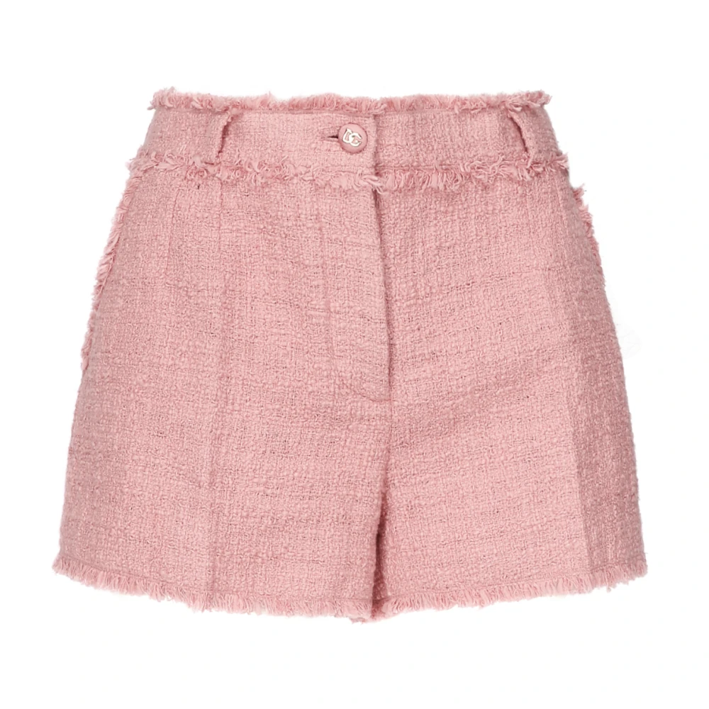 Dolce & Gabbana Stijlvolle Shorts voor Mannen Pink Dames