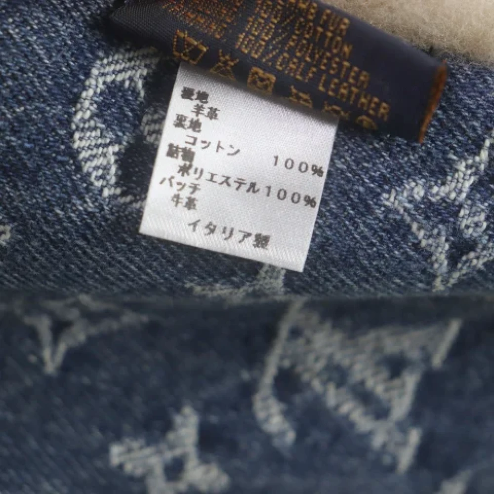 Louis Vuitton Vintage Pre-owned Fabric scarves Blue Heren