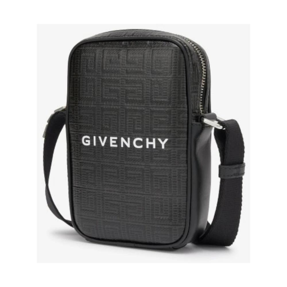 Givenchy 4G Coated Canvas Cross Bag Black Heren
