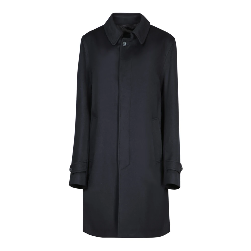 Herno - Lujoso Abrigo Azul De Cachemira - Coats - Hombre - Azul - S