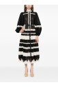 robe-midi-en-coton-noir-et-blanc