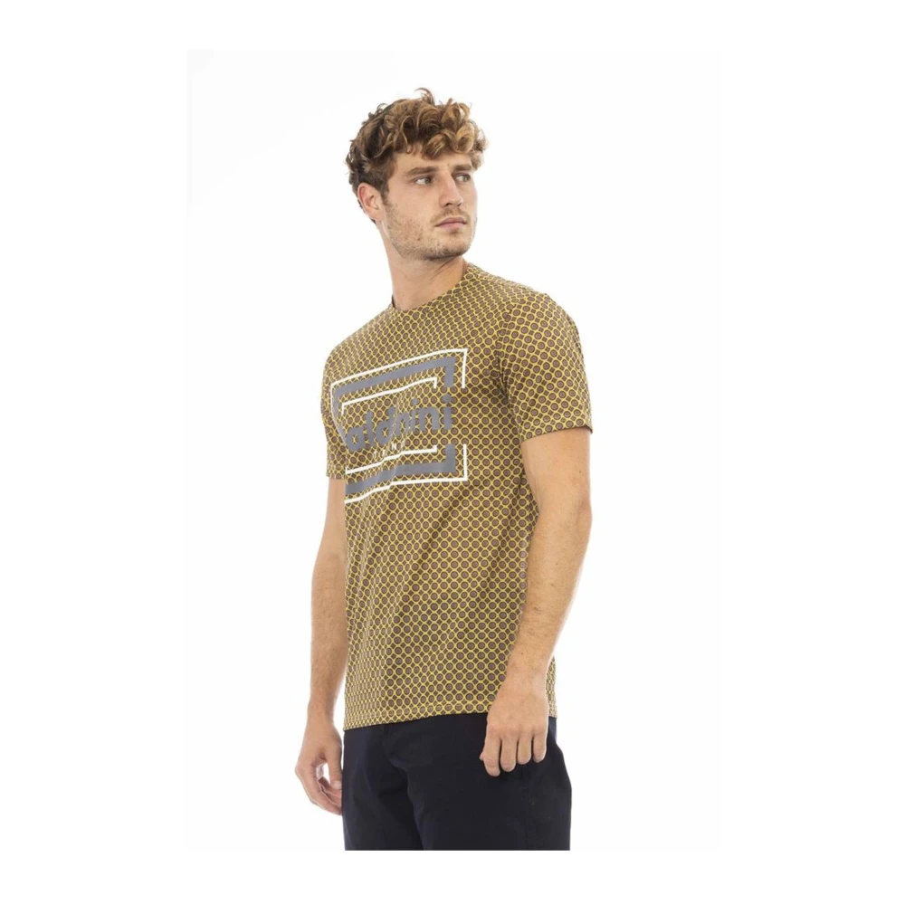 Baldinini Stijlvol T-shirt van katoen met print op de voorkant Green Heren