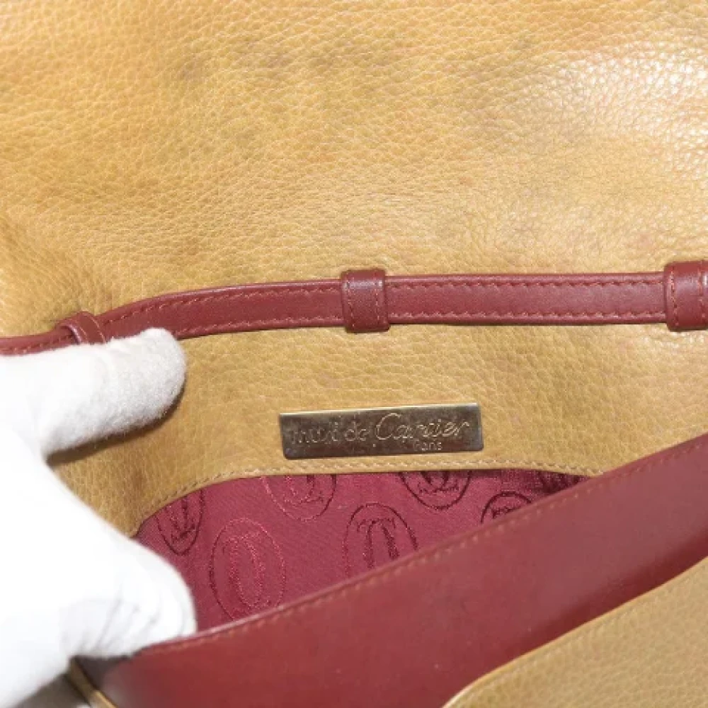 Cartier Vintage Pre-owned Leather shoulder-bags Multicolor Dames