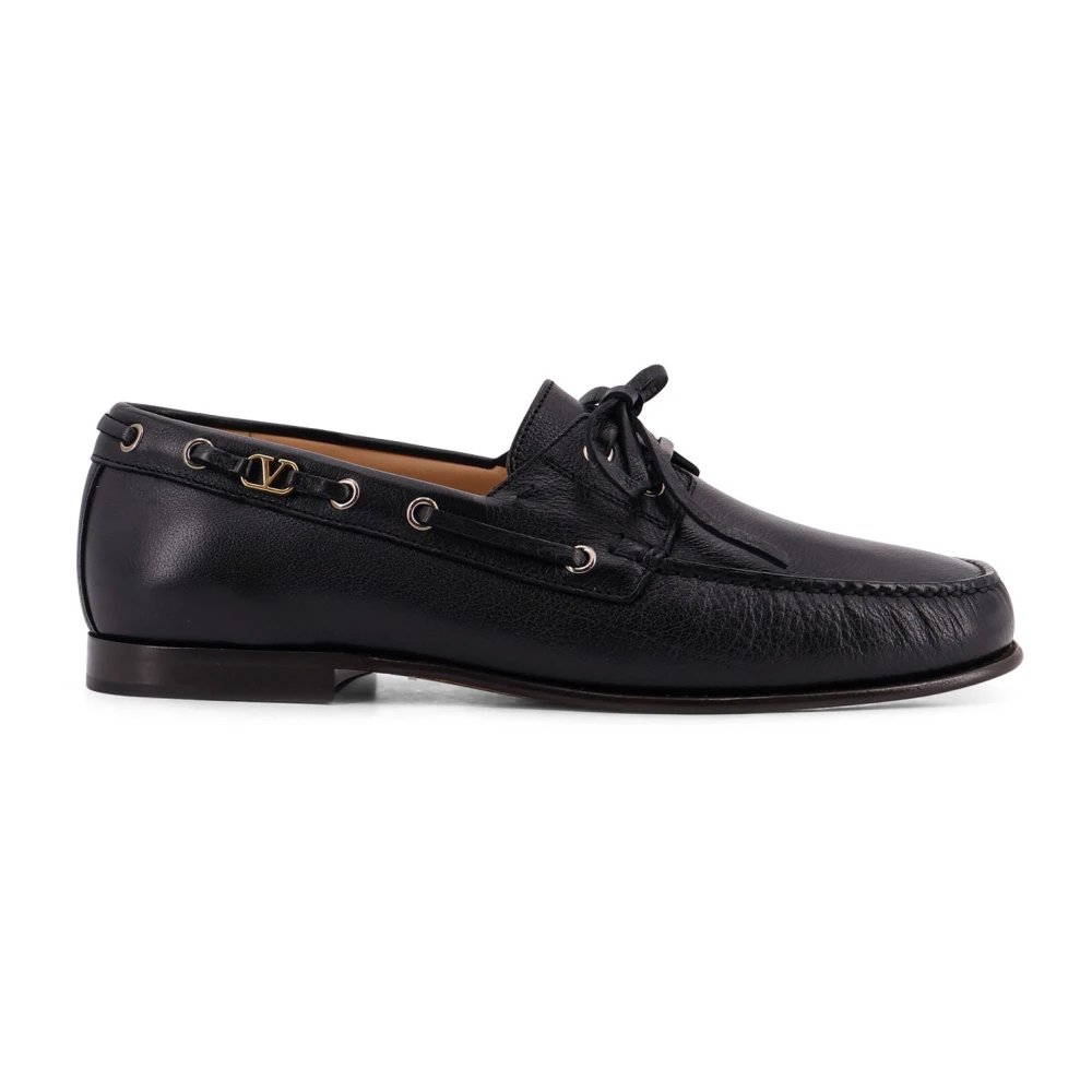 Valentino Garavani Men's Black Vlogo Signature Loafer - Boat Shoes - 9 Uk - Shoes