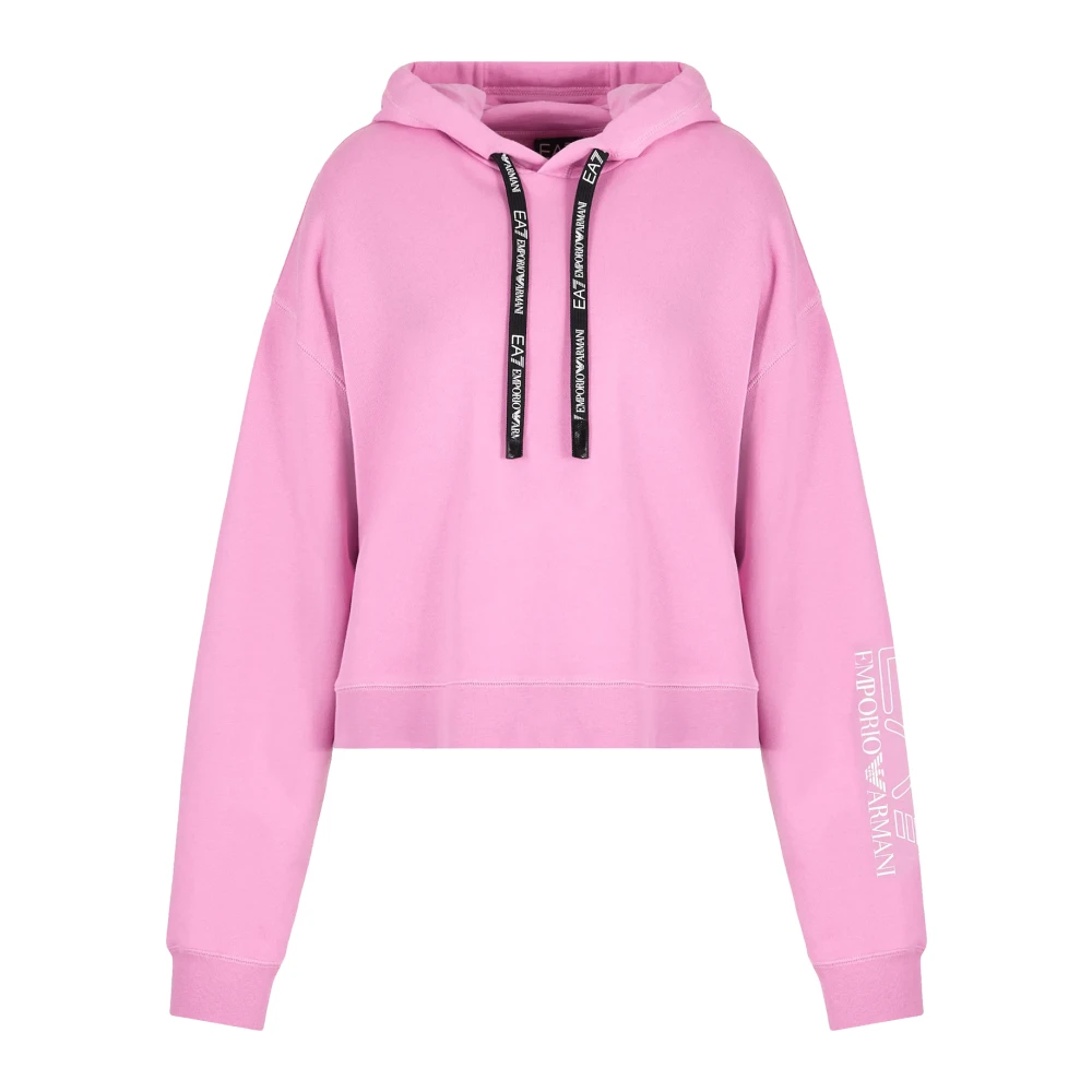 Emporio Armani EA7 Vloeibare en genderneutrale Sweaters Pink Heren