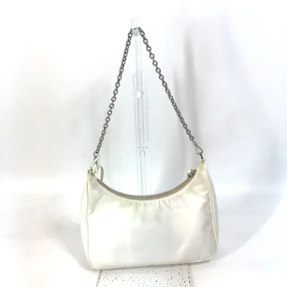 Prada Vintage Pre-owned Fabric prada-bags White Dames
