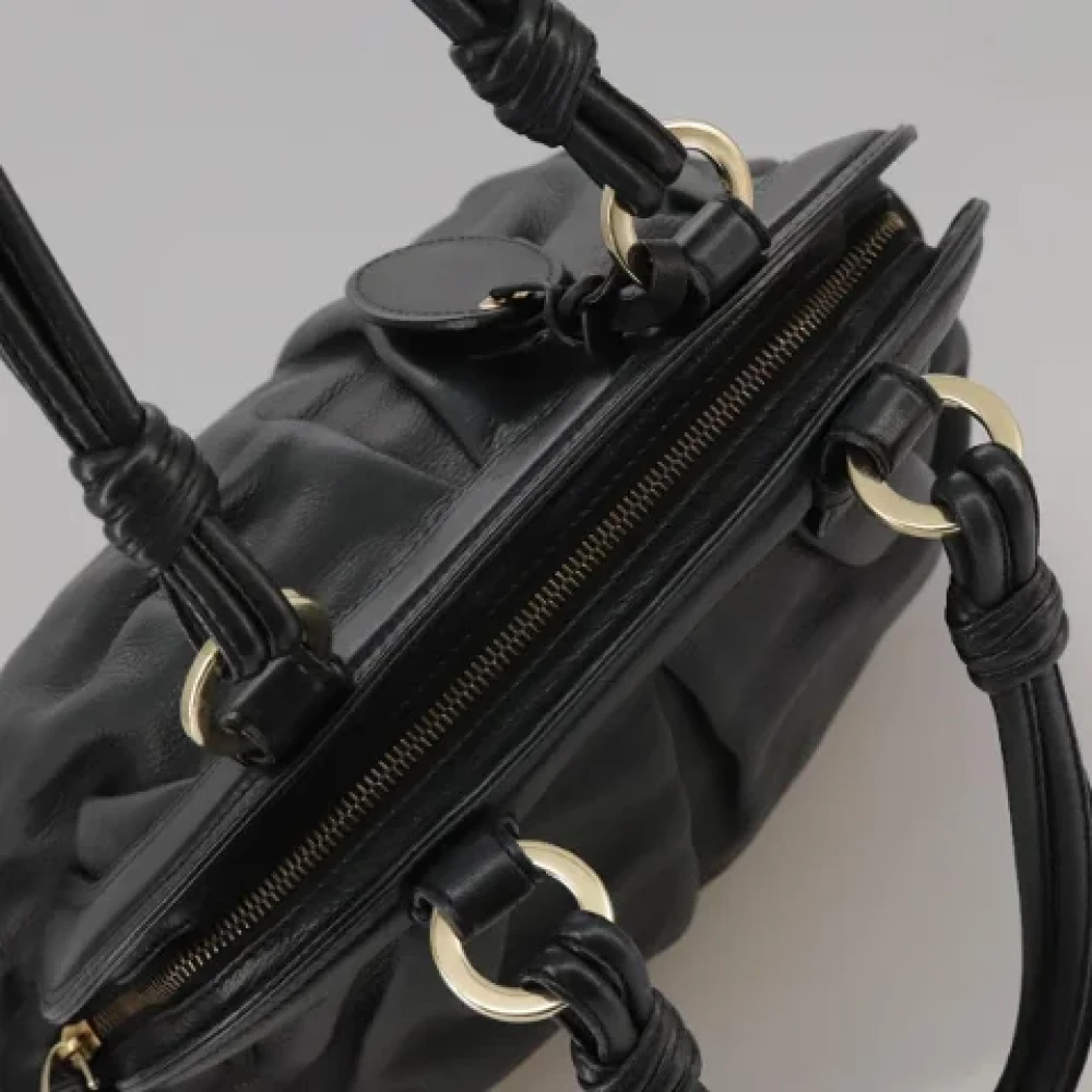 Bally Pre-owned Leather handbags Black Dames