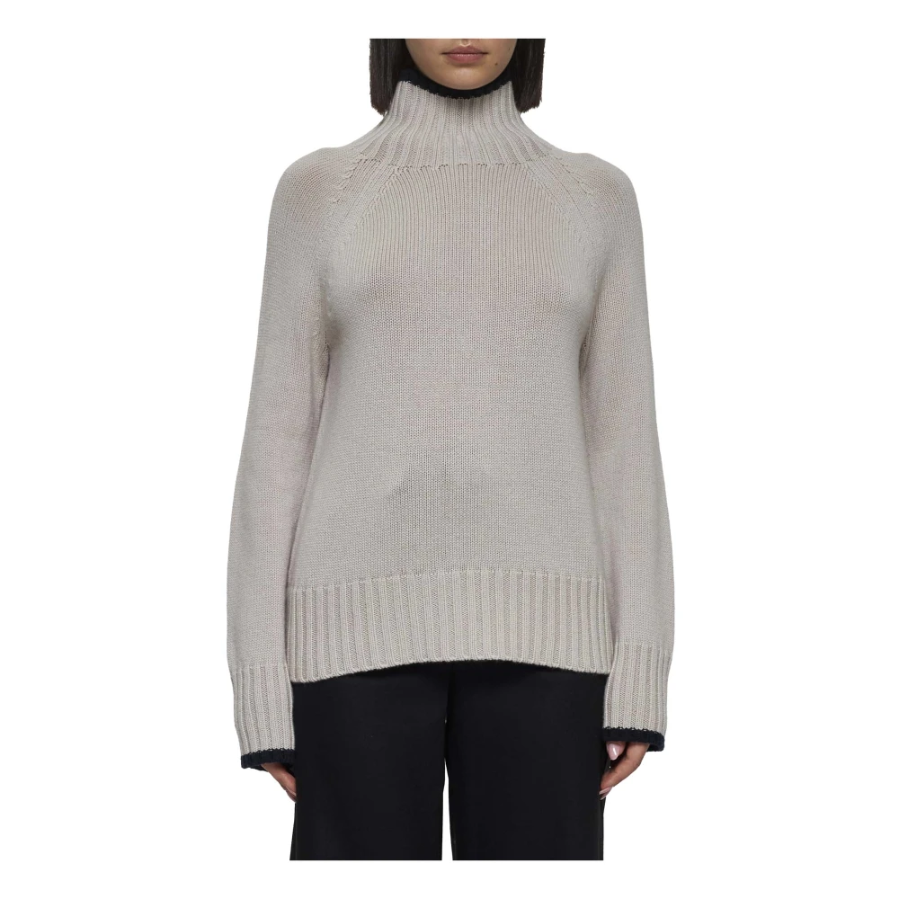 Max Mara Elegante Mantova Coltrui in Ecru Beige Dames