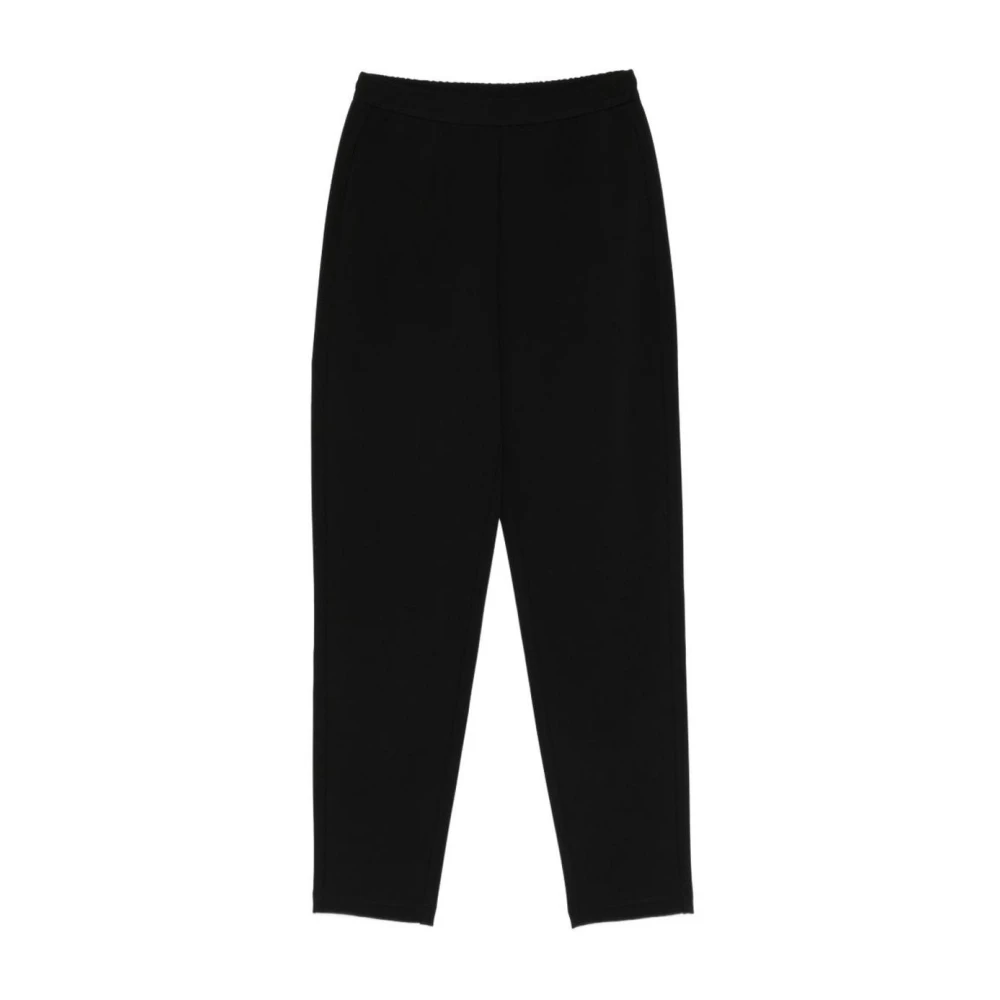 Emporio Armani Donna Nero Pantaloni, L, New,