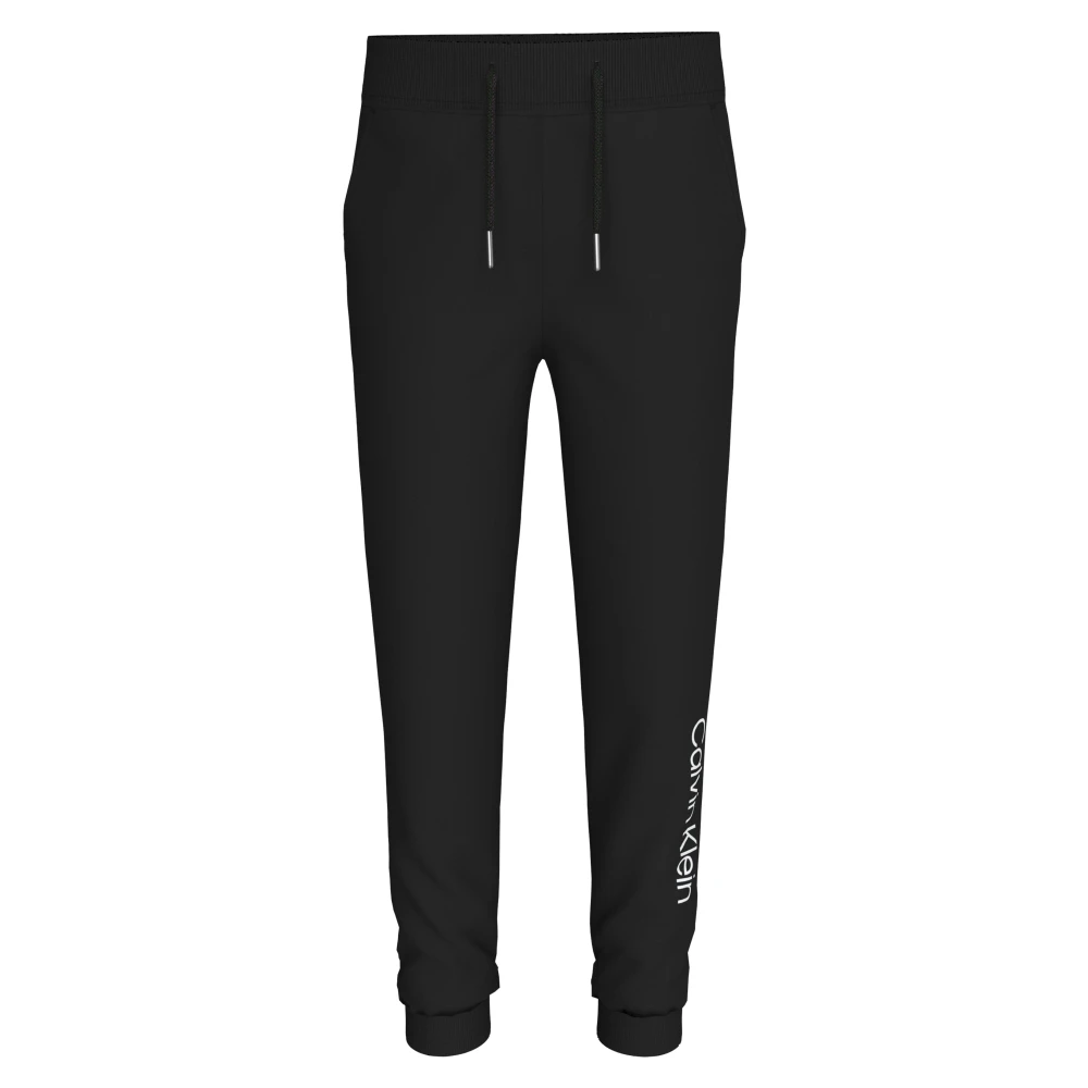 Calvin Klein Unisex Black Logo Regular Joggers