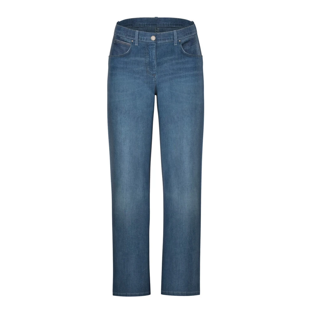 LauRie Straight Jeans Blue Dames
