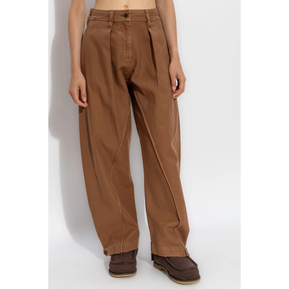 JW Anderson Losse broek Brown Dames
