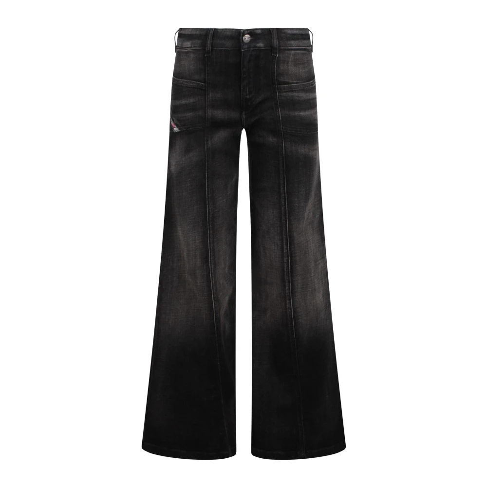 Diesel Flare D-Akii Jeans Black Dames