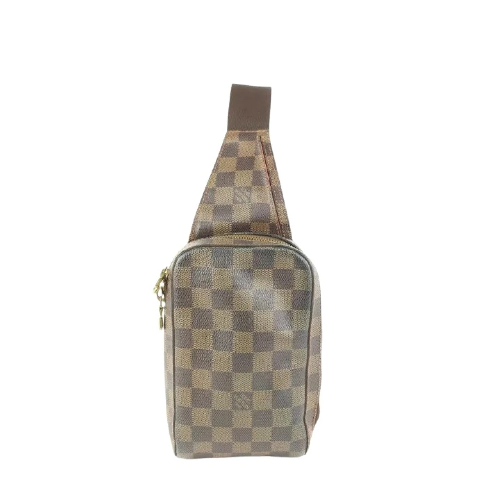 Louis Vuitton Vintage Förägda Canvas LV-väskor, tillverkade i Spanien Brown, Dam