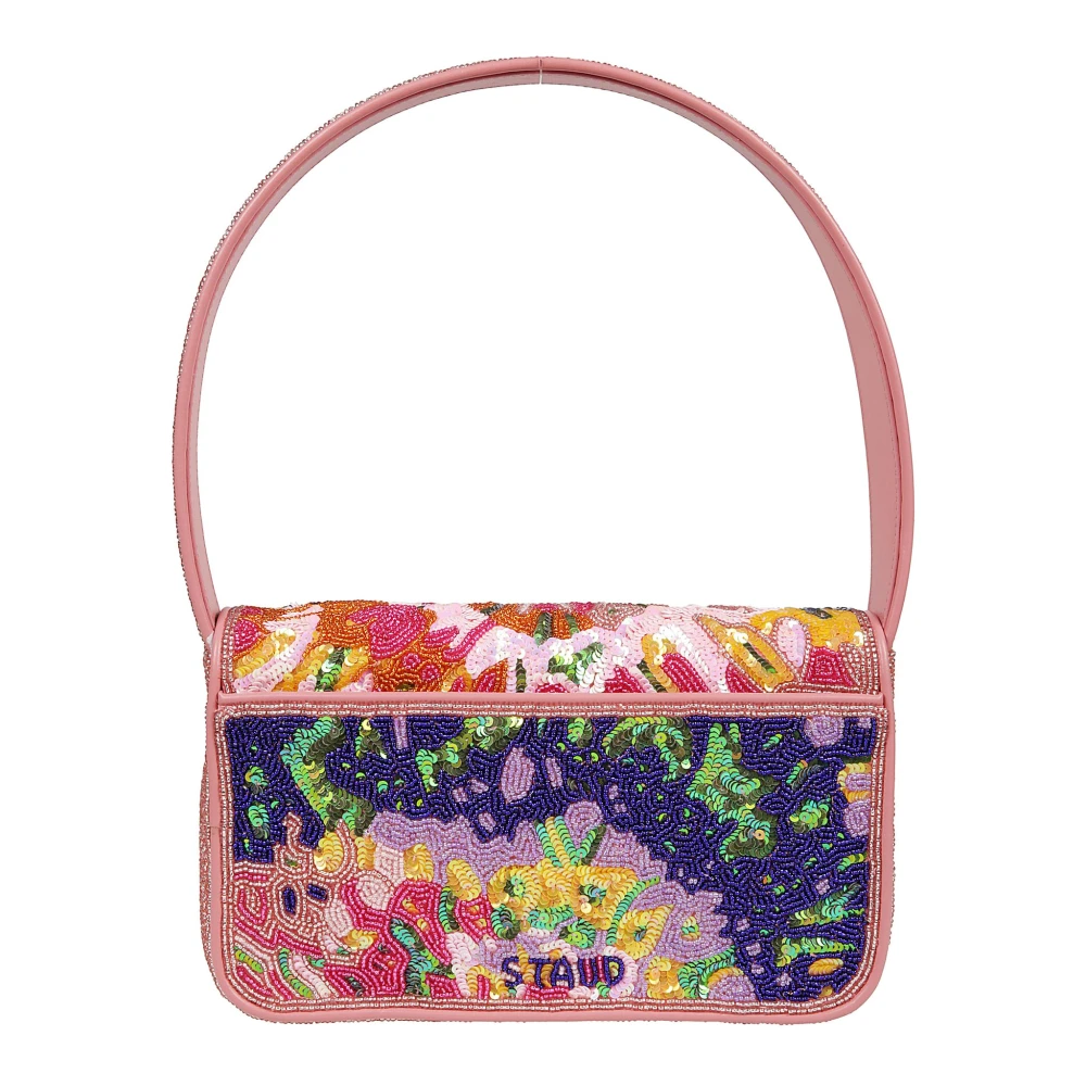 Staud Rechthoekige Koraal Aurora Handtas Multicolor Dames