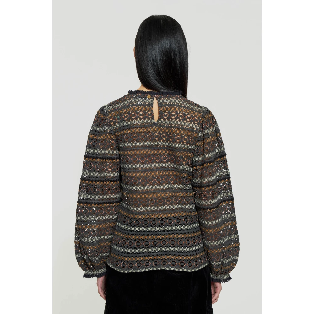 Antik batik Fara gehaakte blouse Multicolor Dames