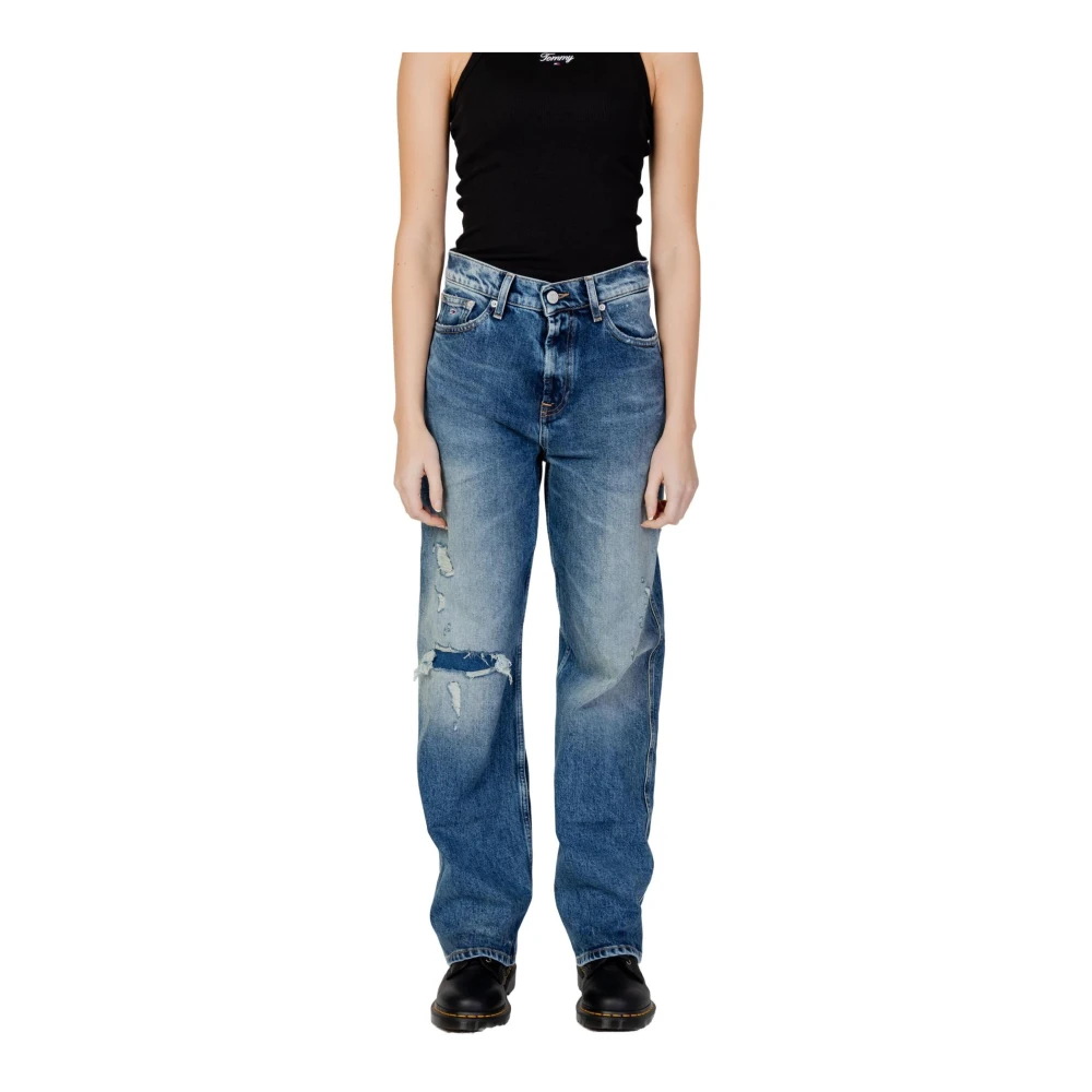 Tommy Jeans Betsy Mom Jeans Lente Zomer Collectie Blue Dames