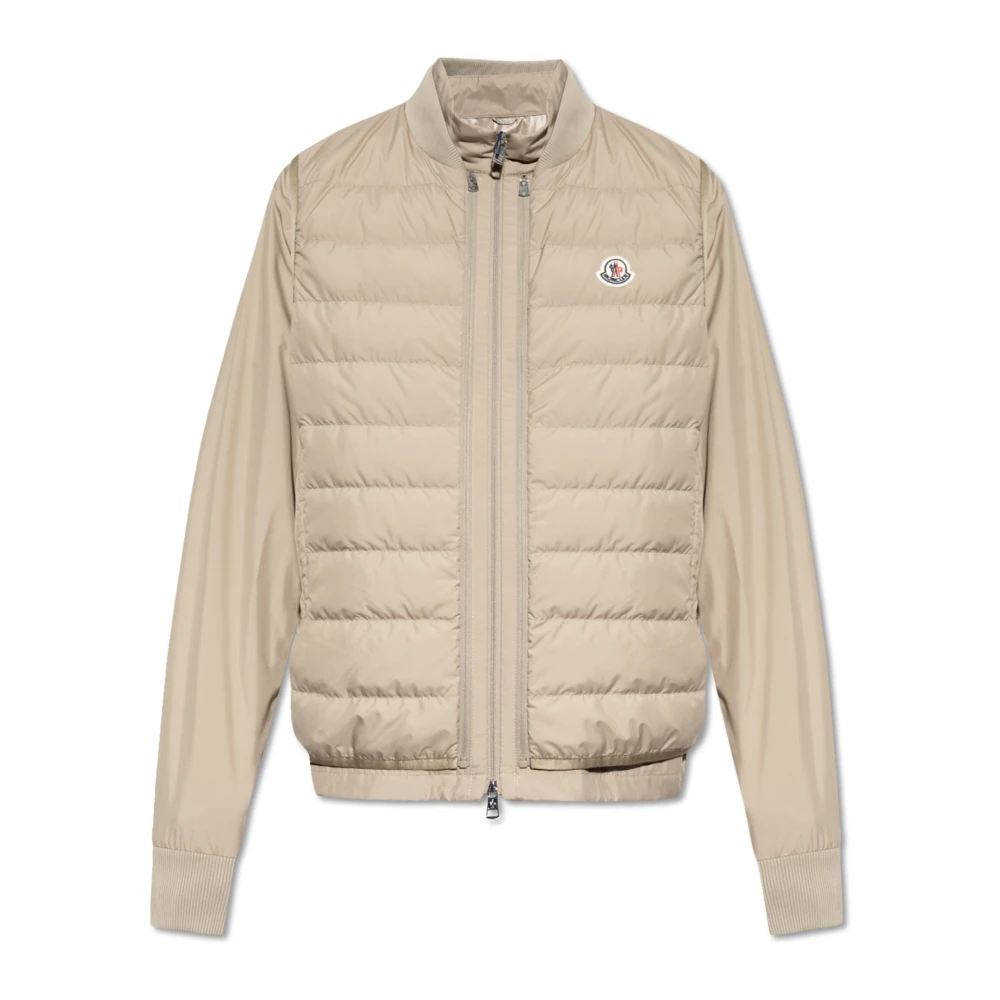 Moncler Jas met donsvest Verney Beige Heren
