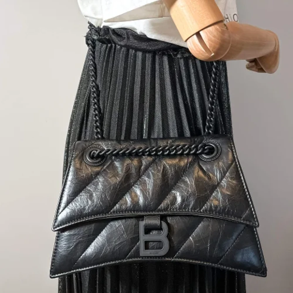 Balenciaga Vintage Pre-owned Leather handbags Black Dames