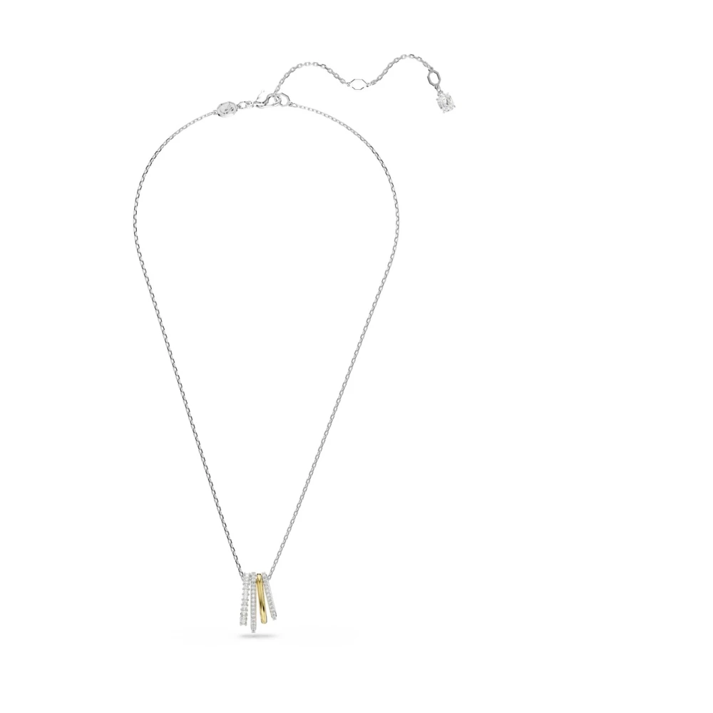 Swarovski Women's Gray Necklaces, One Size, Elegant Multi-Colored Crystal Necklace