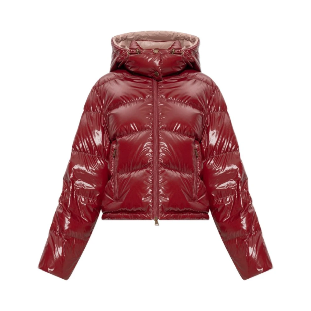 Moncler , Down Jackets, Female, Red, Xs, Niveole Jacket