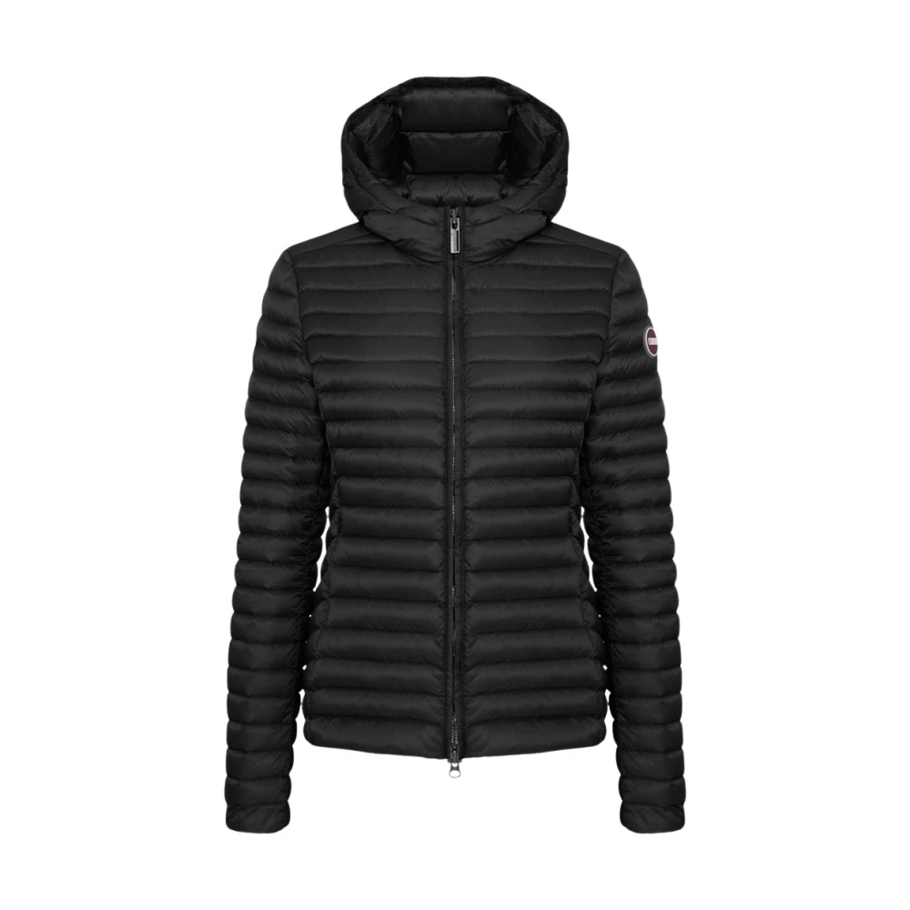 Colmar Vrouw Zwart Fitness Dames, Xs, Lichtgewicht Gewatteerde Jas Met Capuchon