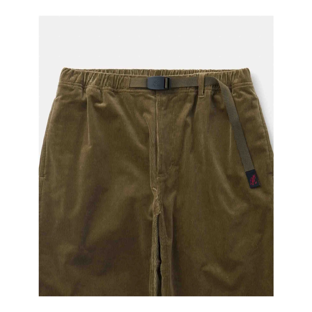 Gramicci Ribfluwelen Broek Olijfgroen Green Heren